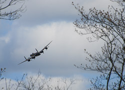 Lancaster bombemaskine besøger Danmark den 5. maj 2012